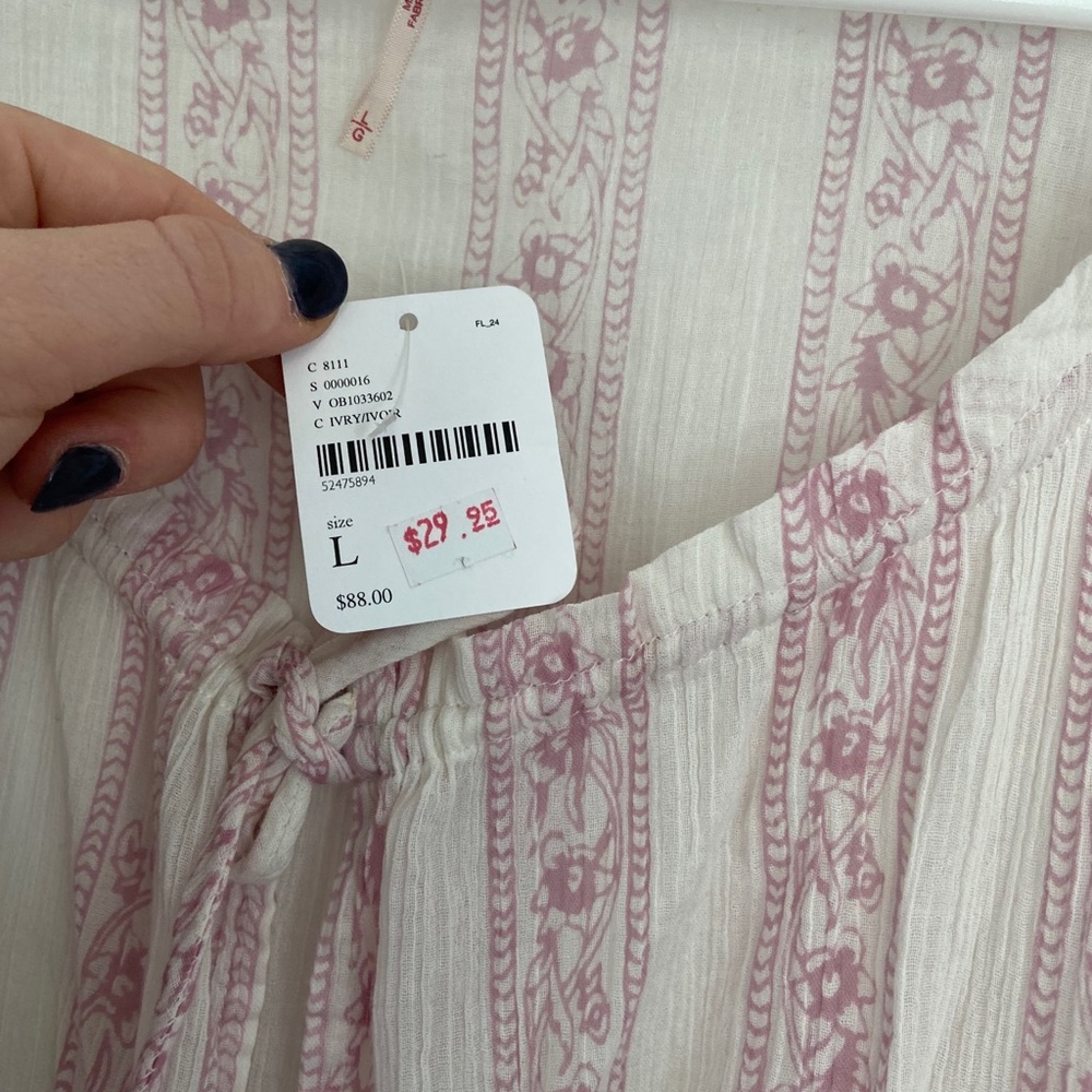 Free People light Tunic